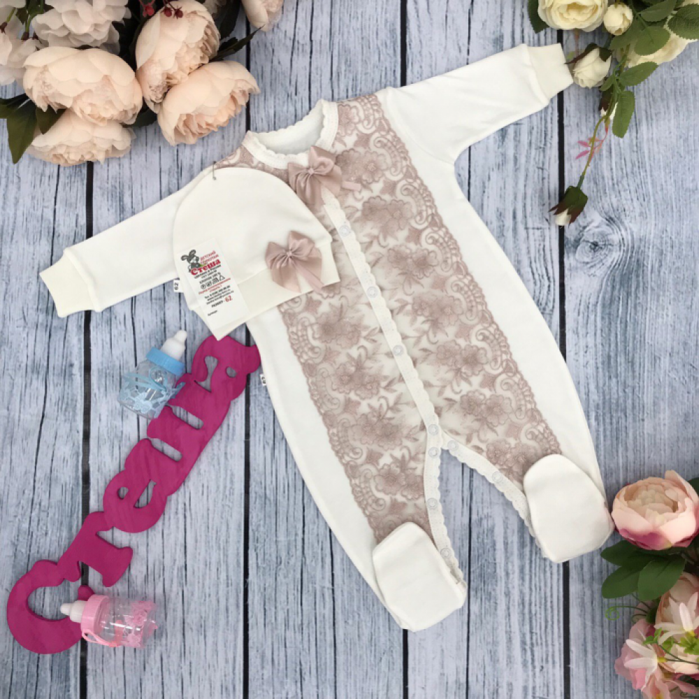 216-П. Комбинезон с шапкой,100% хлопок интерлок