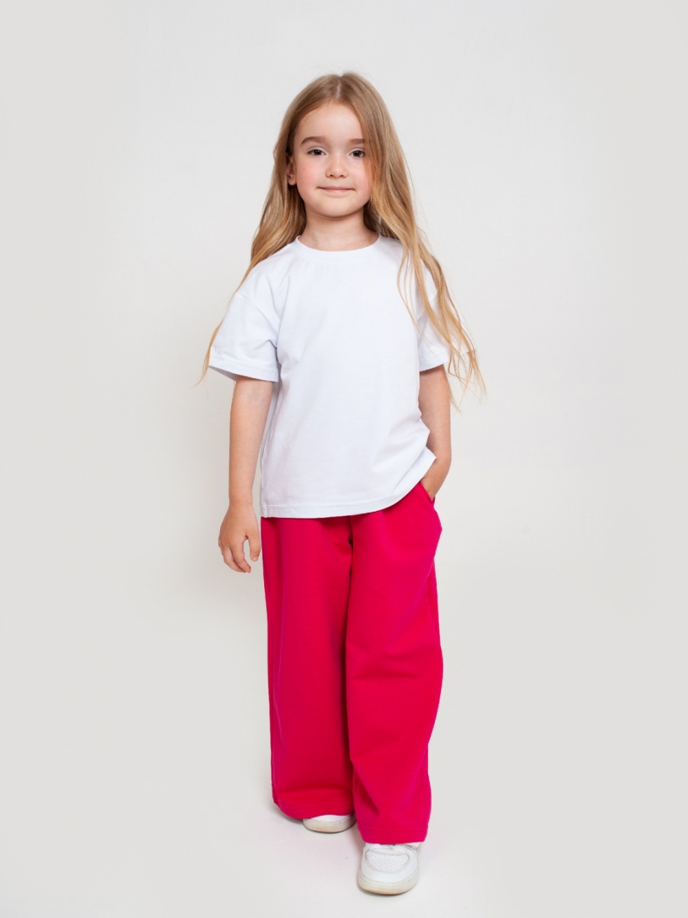 324-Б. Футболка детская, белая, хлопок 95% кулирка, 5% лайкра, размеры 122,128,134,140