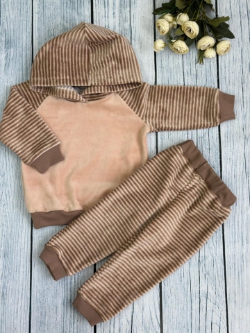 Купить оптом 117. Костюм ясельный, 80% хлопок, 20% ПЭ 80-86-92 в Рязани